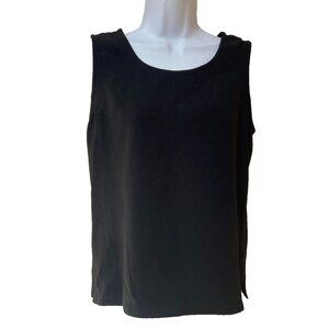 Vintage Sonia Rykiel Sleeveless Black Top, M